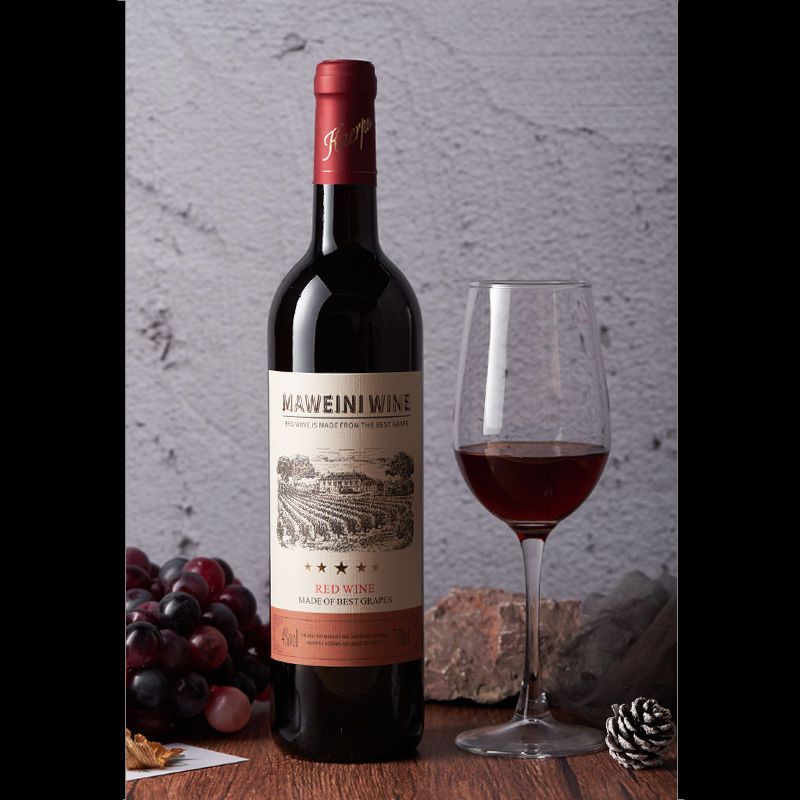 [Over 100,000 sold] Ladies Red Wine Sweet Red Wine Sweet Fruit Wine Low Alcohol Sweet Red Cocktail Red Wine Full Box Gift Authentic
