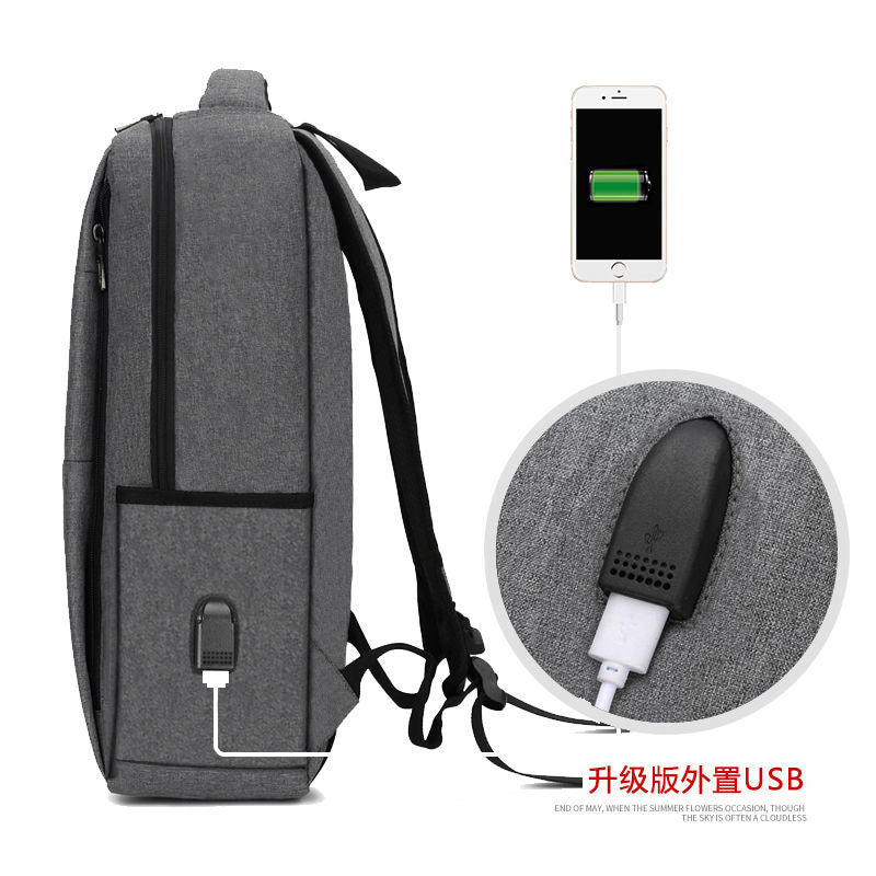 New 15 inch rechargeable backpack for men and women, 14 inch laptop backpack, 15.6 business backpack, travel backpack
