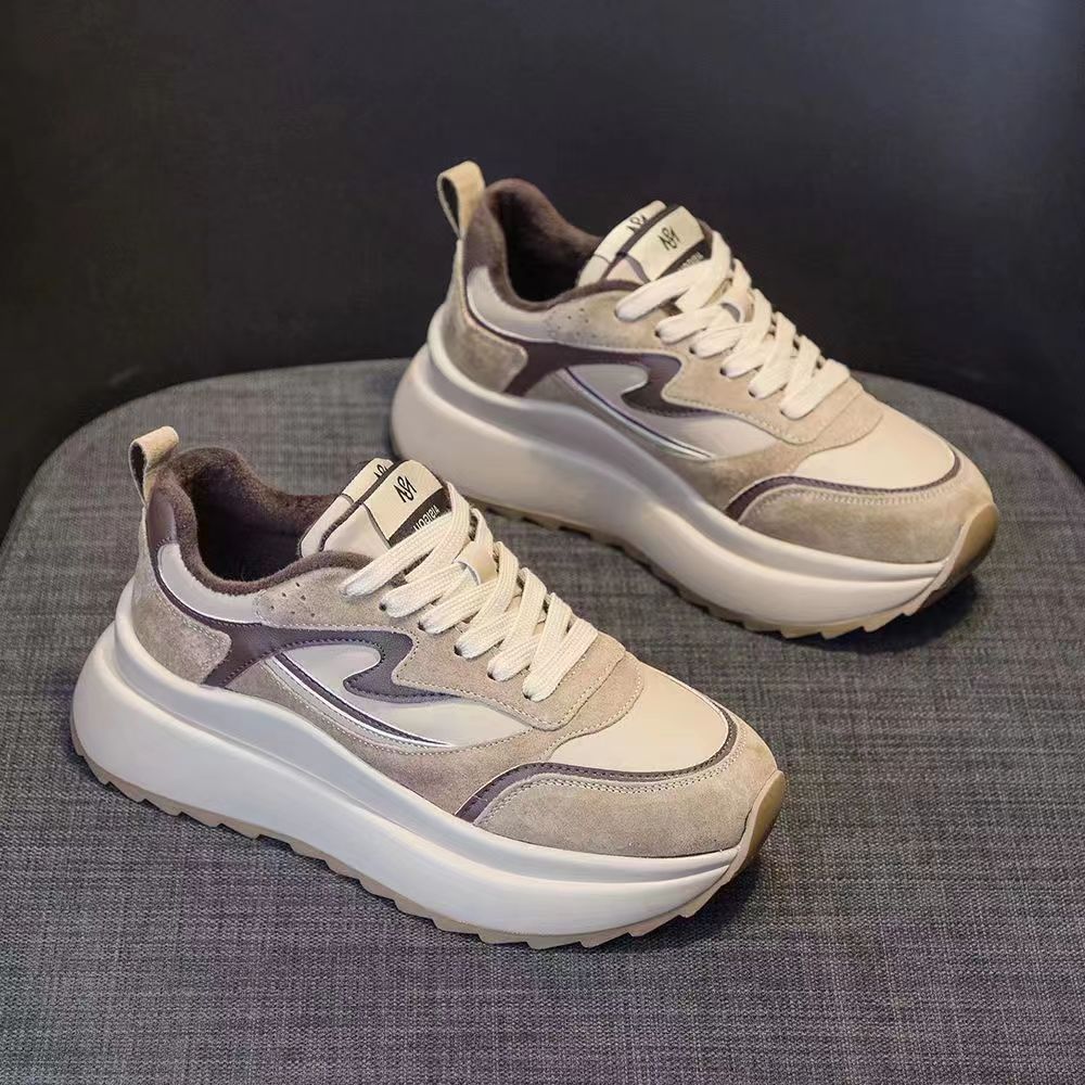 Show High Autumn/Winter New Forrest Gump Shoes Casual Sports Shoes Wear resistant Round Head Women's Shoes