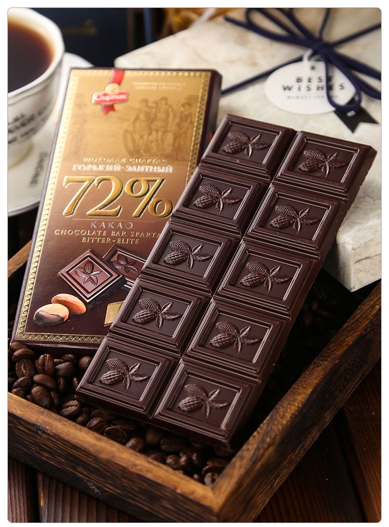 Russian dark chocolate 90%72%56% original imported cocoa butter candy fitness gift internet celebrity snack wholesale