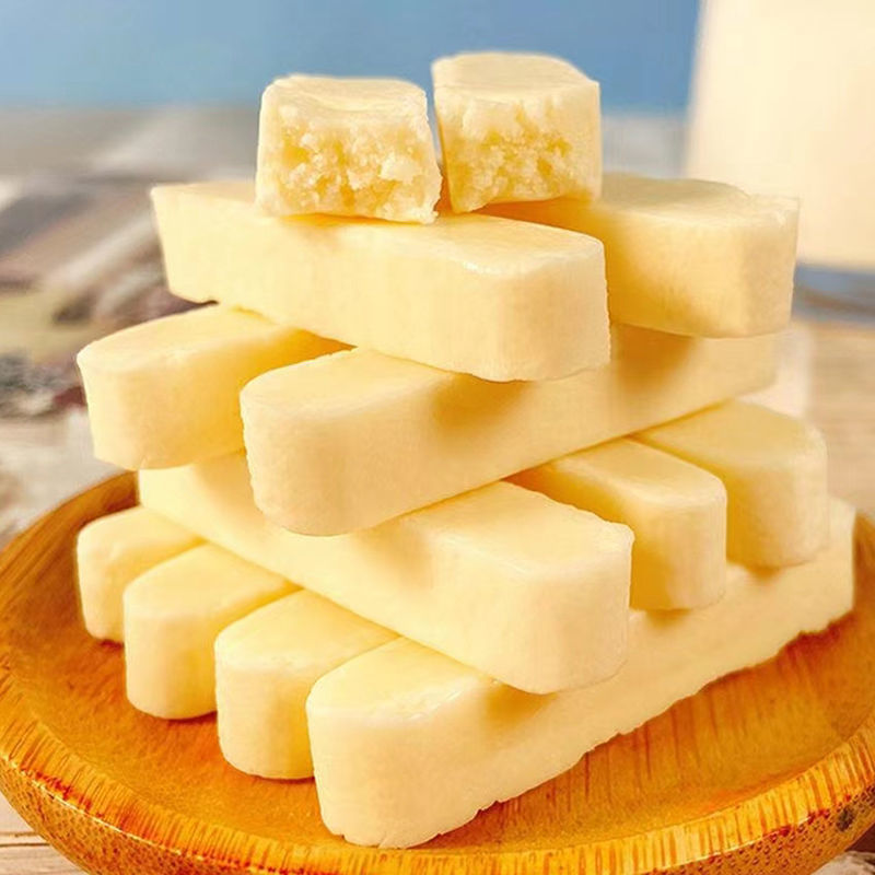 Hot Selling Inner Mongolia Milk Sticks Cheese Blocks Greedy Snacks Individually Packaged