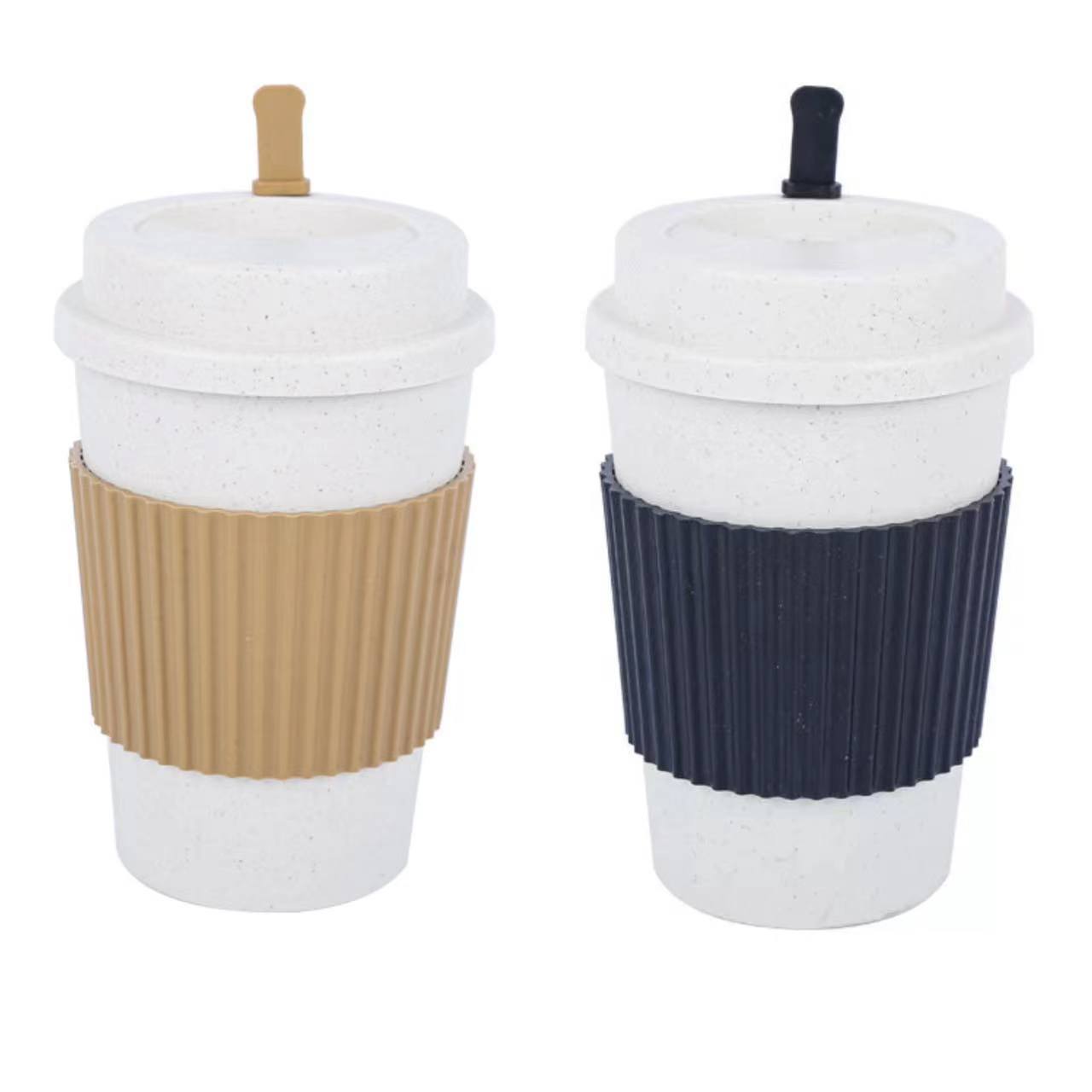 European style coffee cup with high aesthetic value, portable mug, student portable drinking cup, car mounted water cup with lid, beverage cup