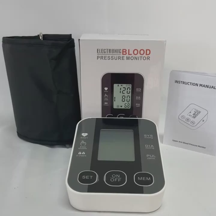 Digital Blood Pressure Monitor Upper Arm BP Machine Pulse Sphygmomanometer Tensiometro Device Blood Pressure Meter Operator